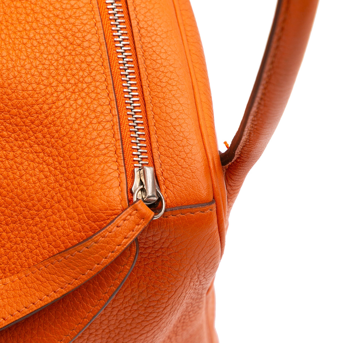 Hermès Clemence Lindy 34 — Orange