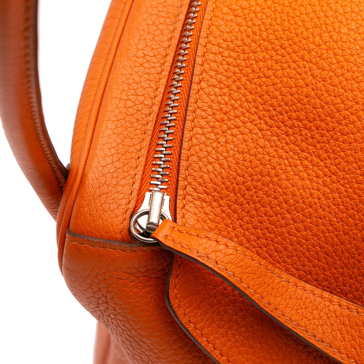 Hermès Clemence Lindy 34 — Orange