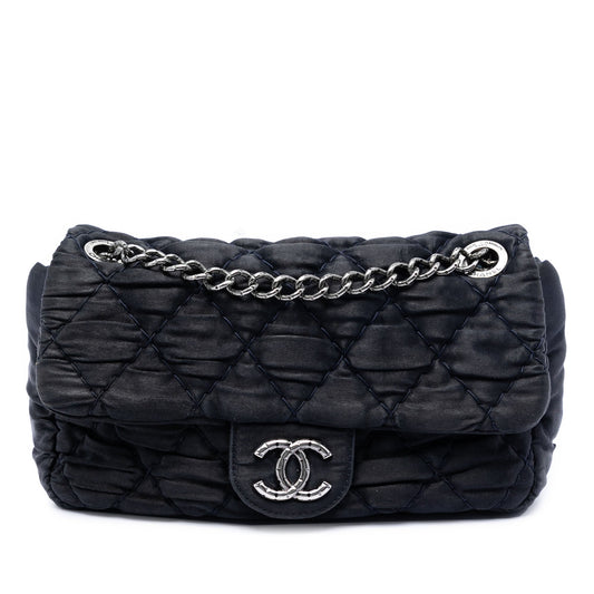 Chanel Medium CC Quilted Satin Single Flap