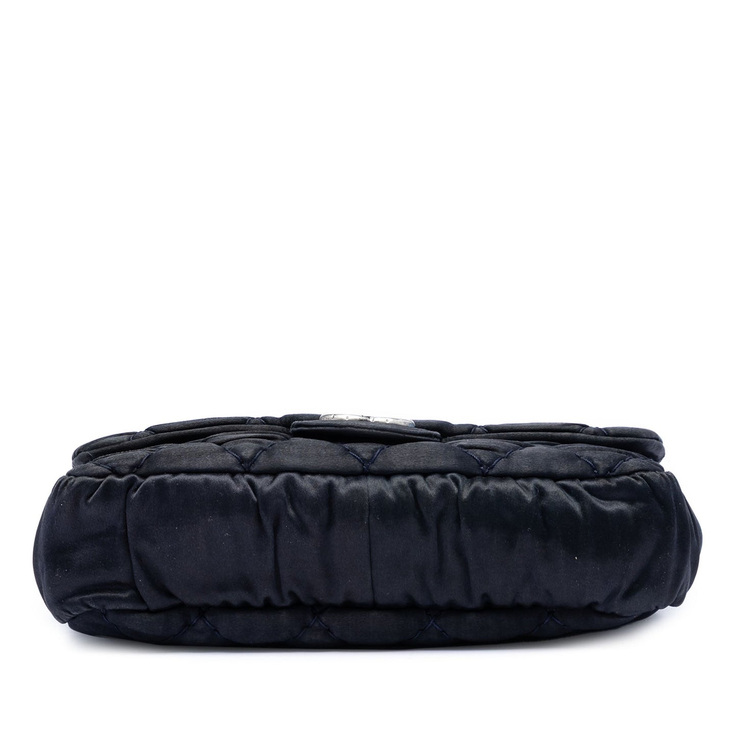 Chanel Medium CC Quilted Satin Single Flap
