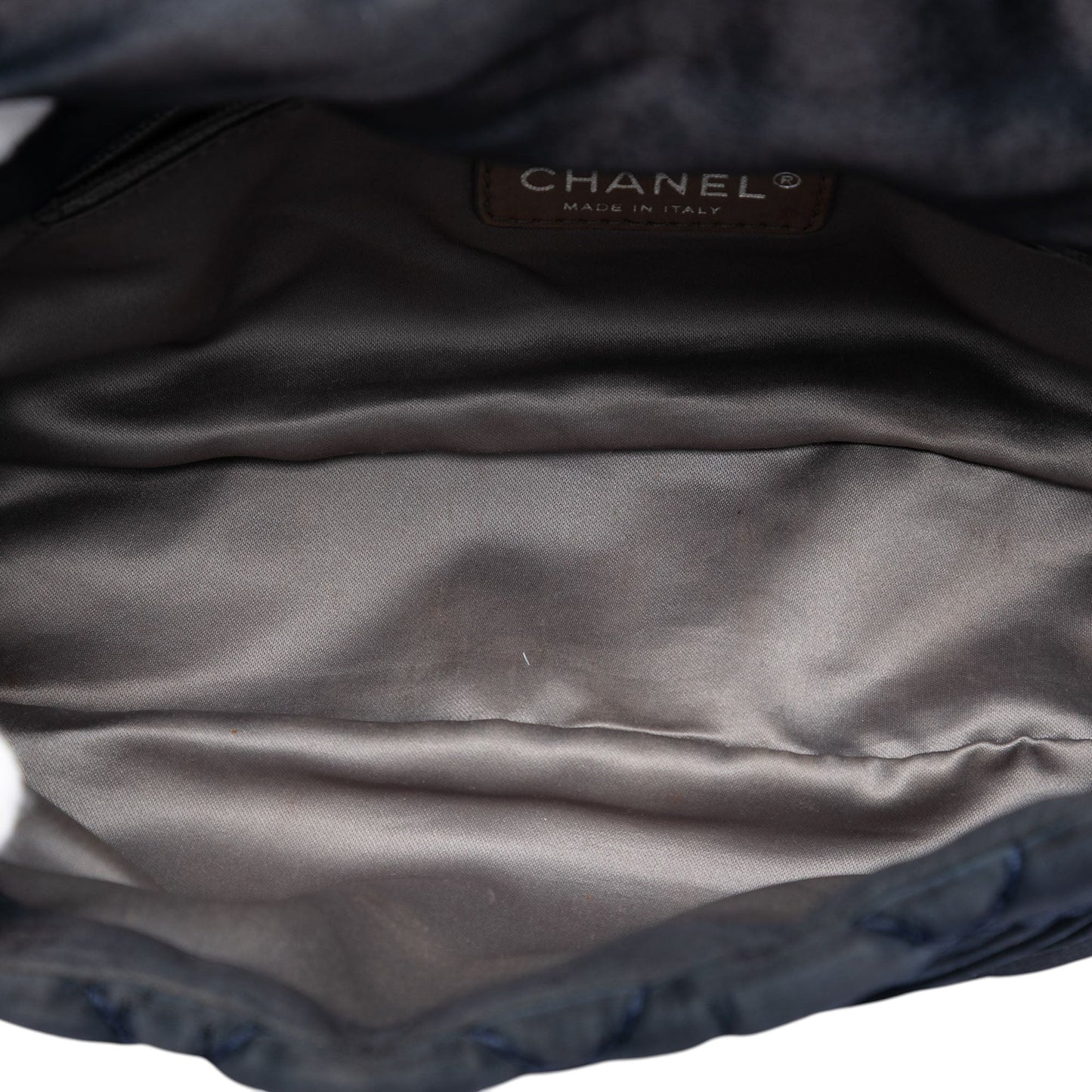 Chanel Medium CC Quilted Satin Single Flap