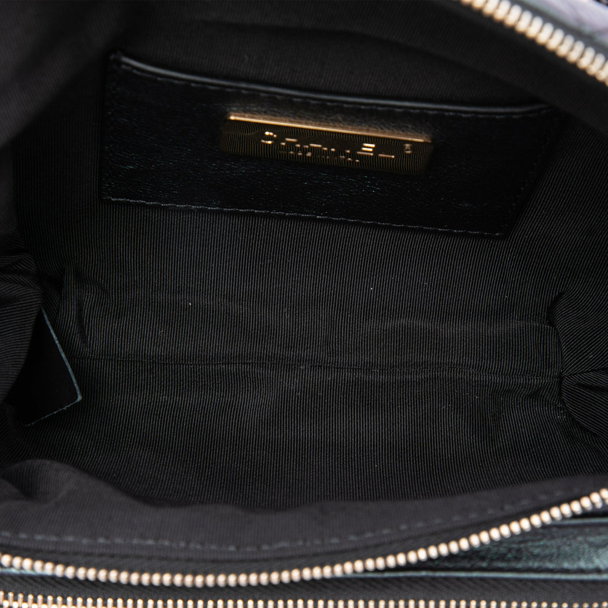 Chanel Iridescent Calfskin All About Waist Belt Bag — Black