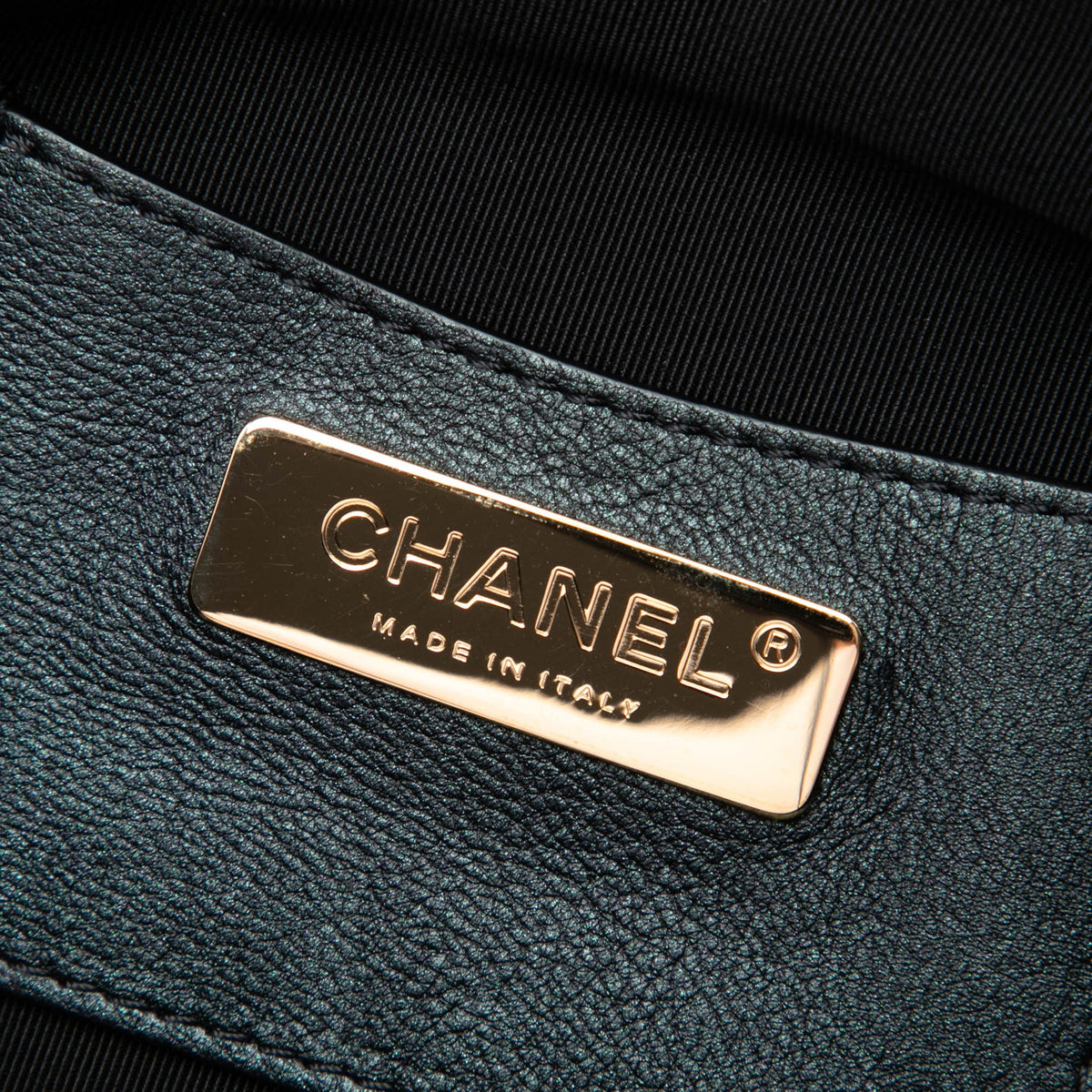 Chanel Iridescent Calfskin All About Waist Belt Bag — Black
