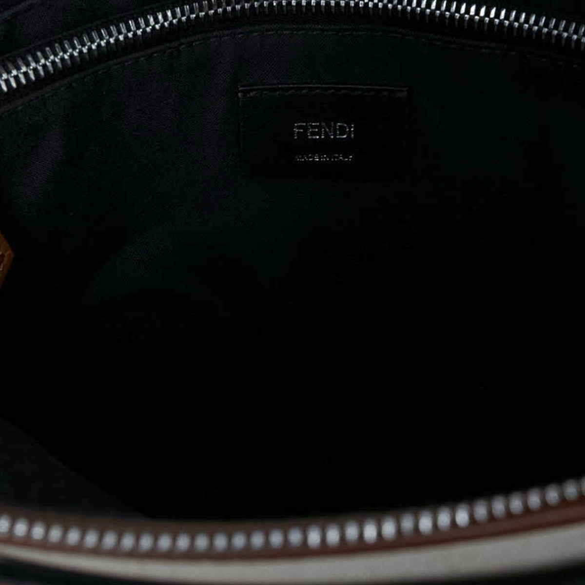 Fendi Medium Canvas By The Way Satchel — Brown