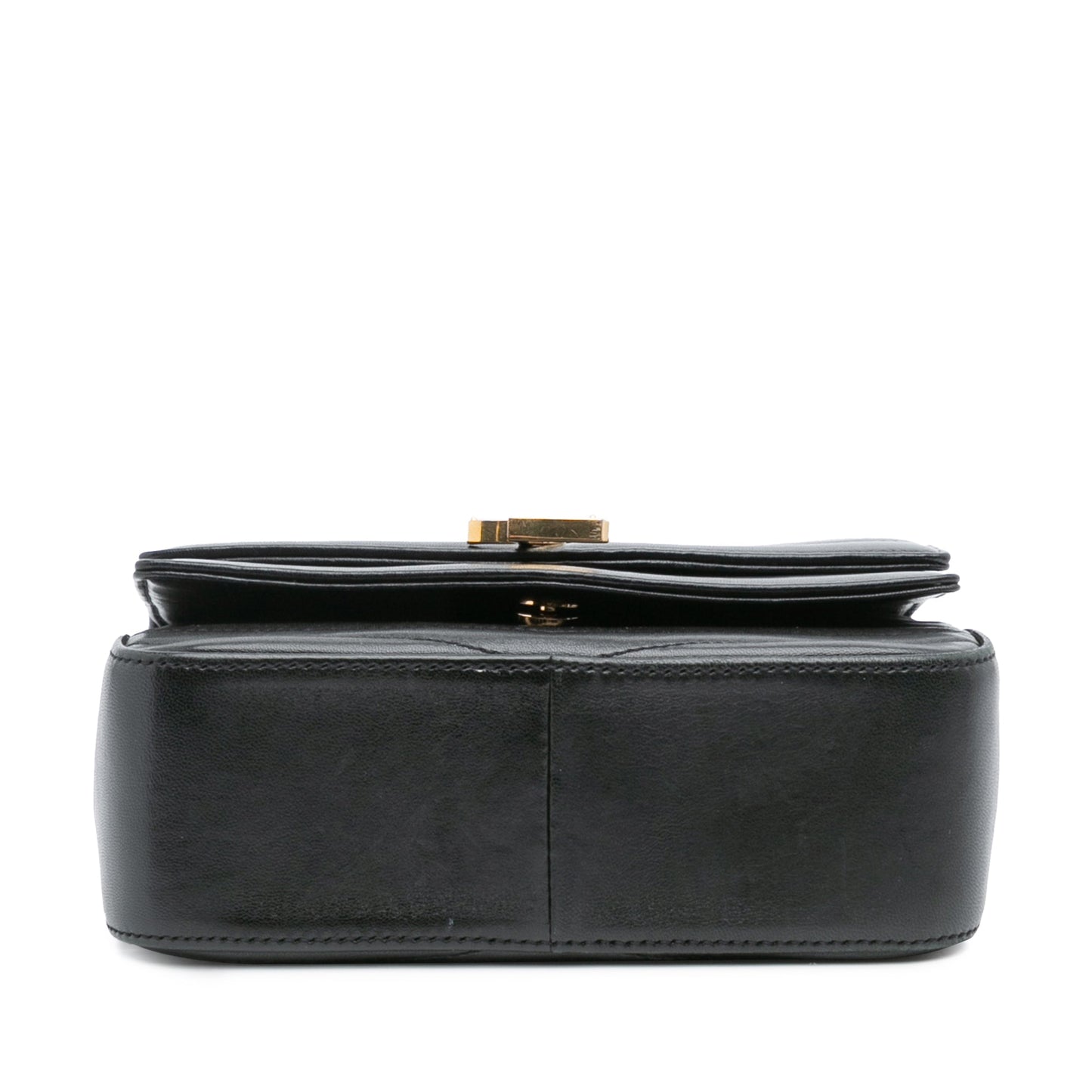 Saint Laurent Small Chevron Lambskin Monogram Sulpice Bag
