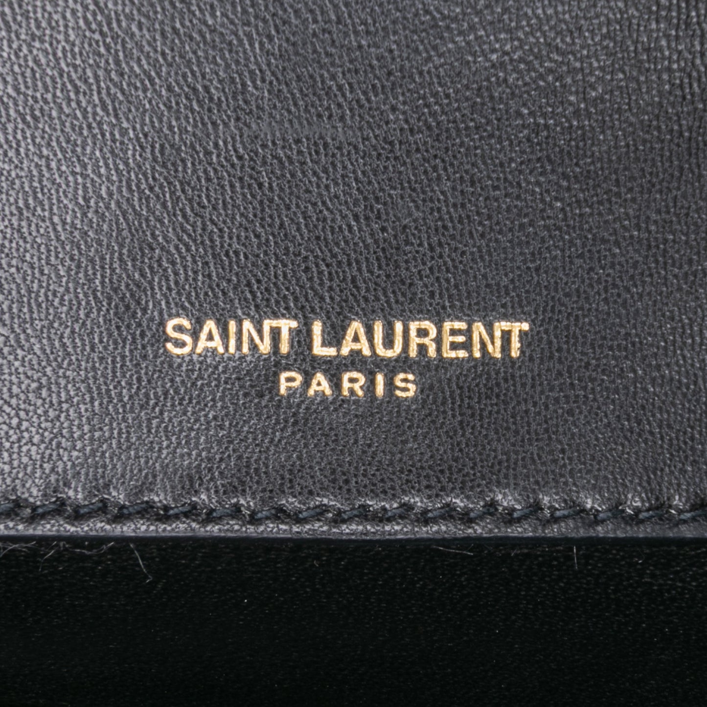 Saint Laurent Small Chevron Lambskin Monogram Sulpice Bag