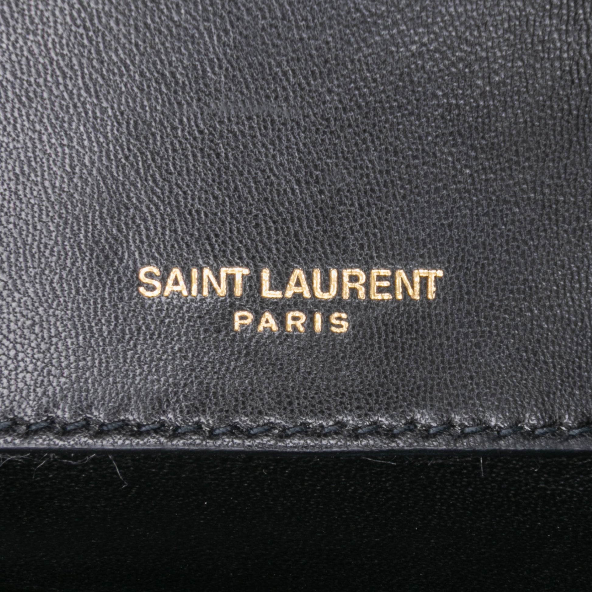 Saint Laurent Small Chevron Lambskin Monogram Sulpice Bag