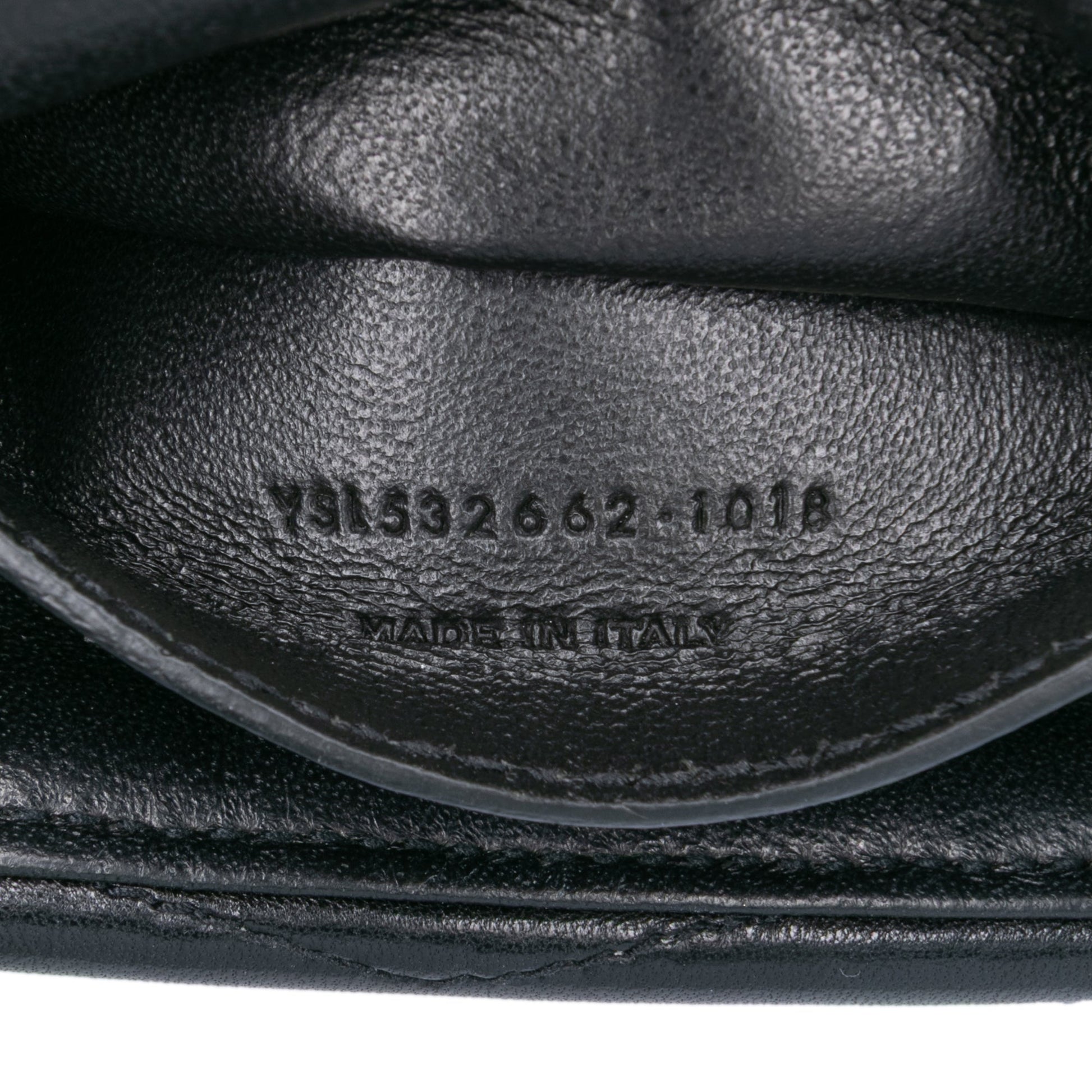Saint Laurent Small Chevron Lambskin Monogram Sulpice Bag