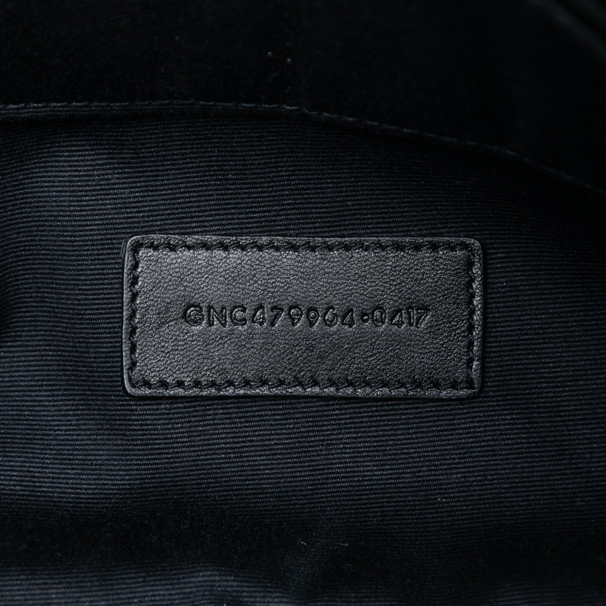 Croc Embossed Leather Clutch