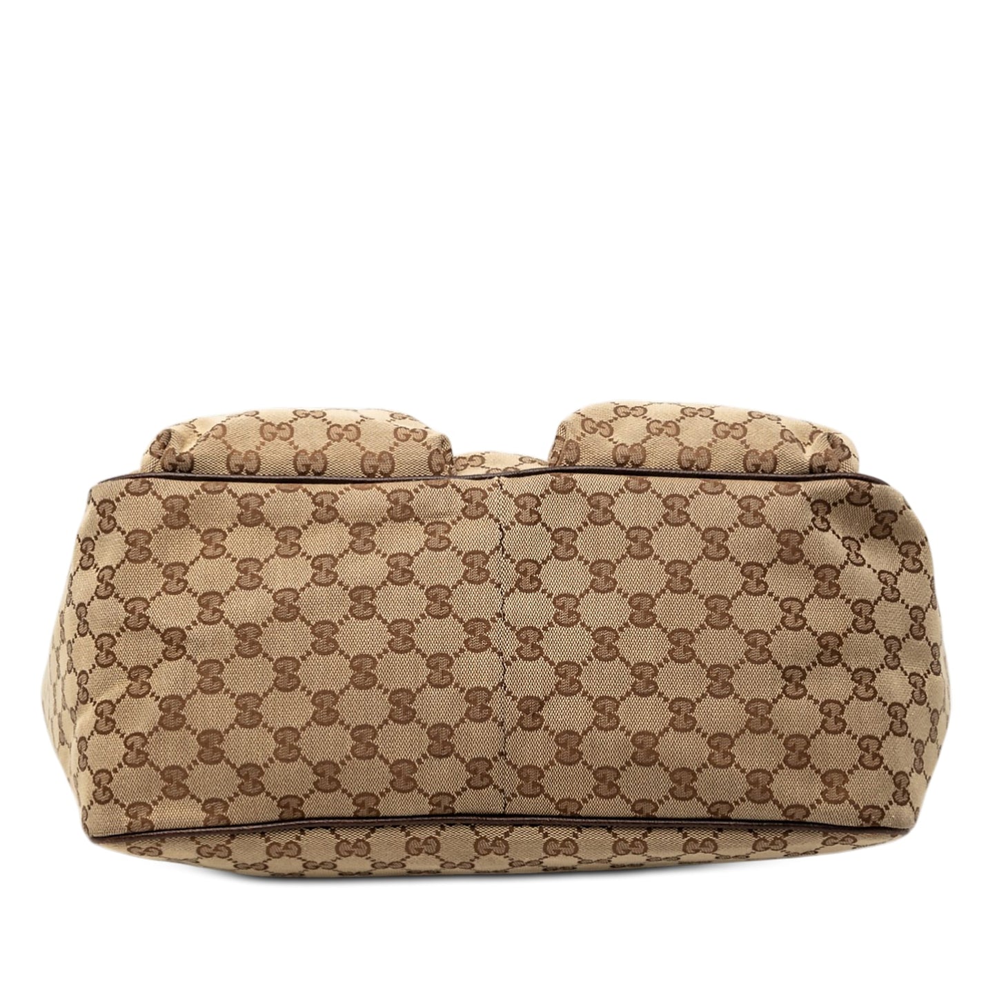 GG Canvas Web Double Pockets Tote