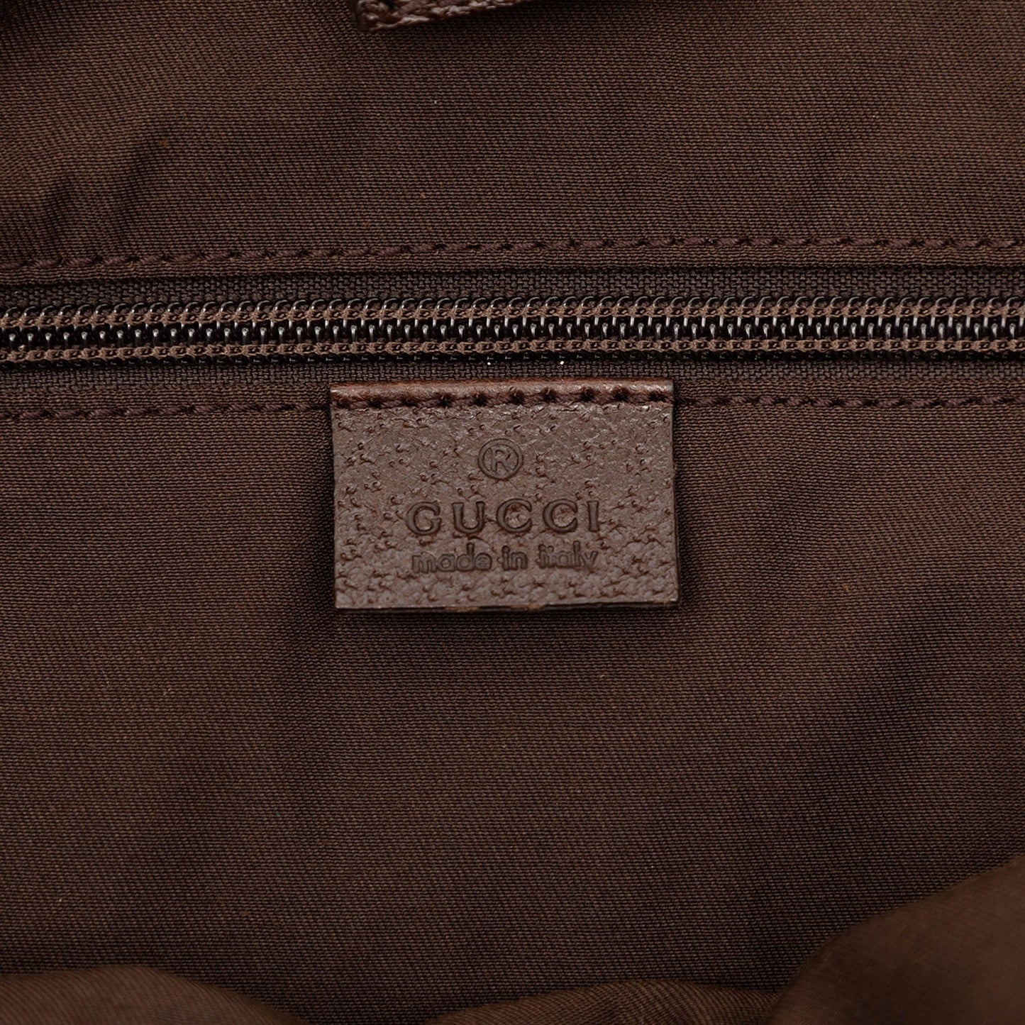 GG Canvas Web Double Pockets Tote