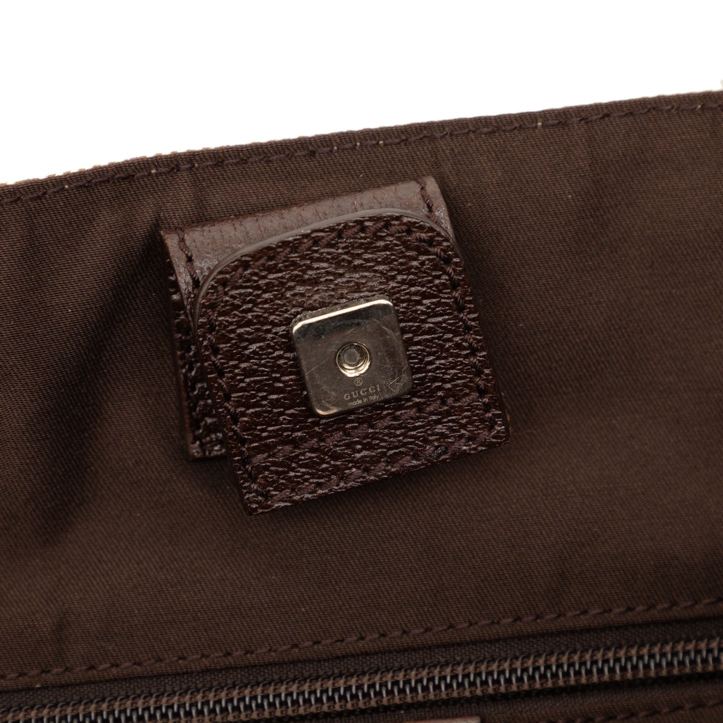 GG Canvas Web Double Pockets Tote