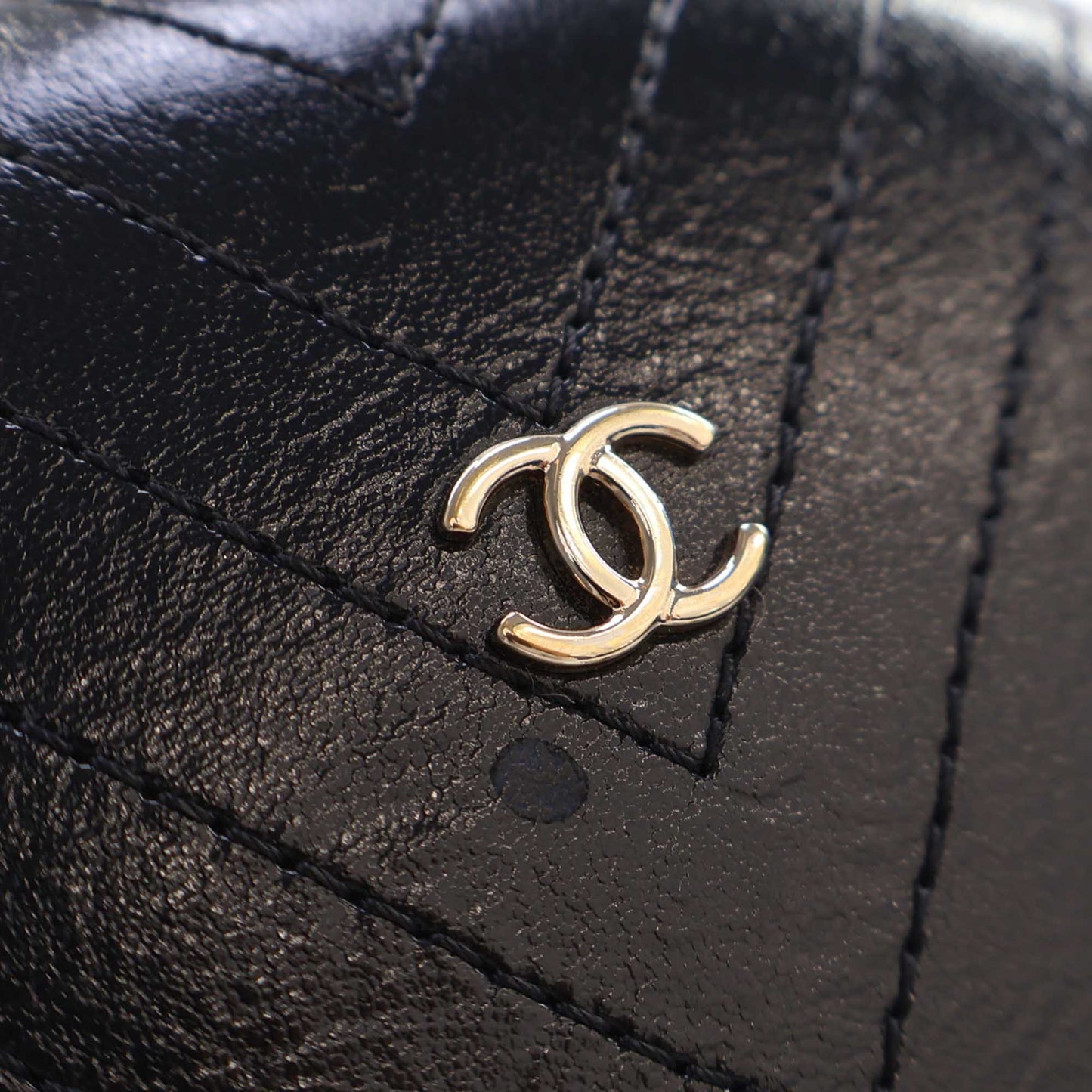 Chanel Chevron Stitched Calfskin La Pausa Evening Bag