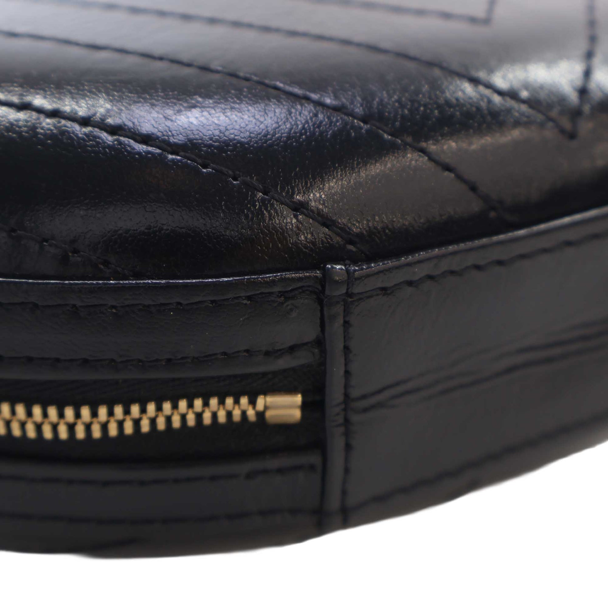Chanel Chevron Stitched Calfskin La Pausa Evening Bag
