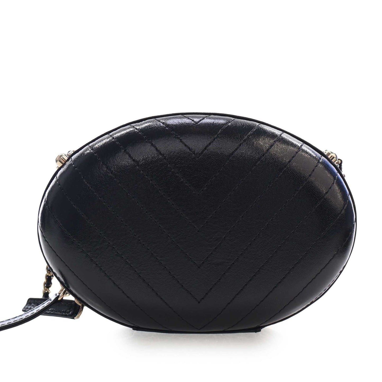 Chanel Chevron Stitched Calfskin La Pausa Evening Bag