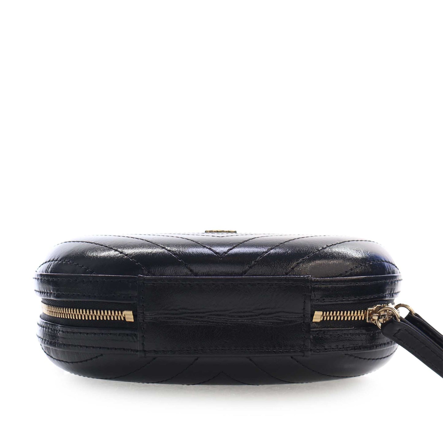 Chanel Chevron Stitched Calfskin La Pausa Evening Bag