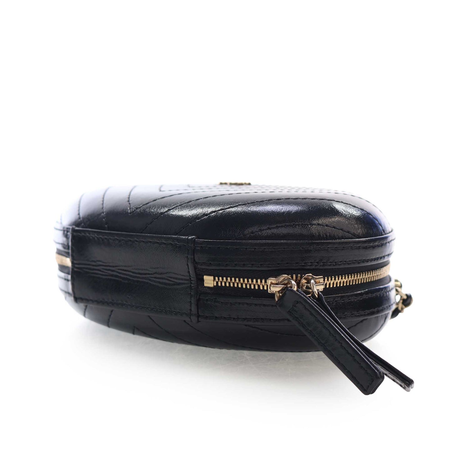 Chanel Chevron Stitched Calfskin La Pausa Evening Bag