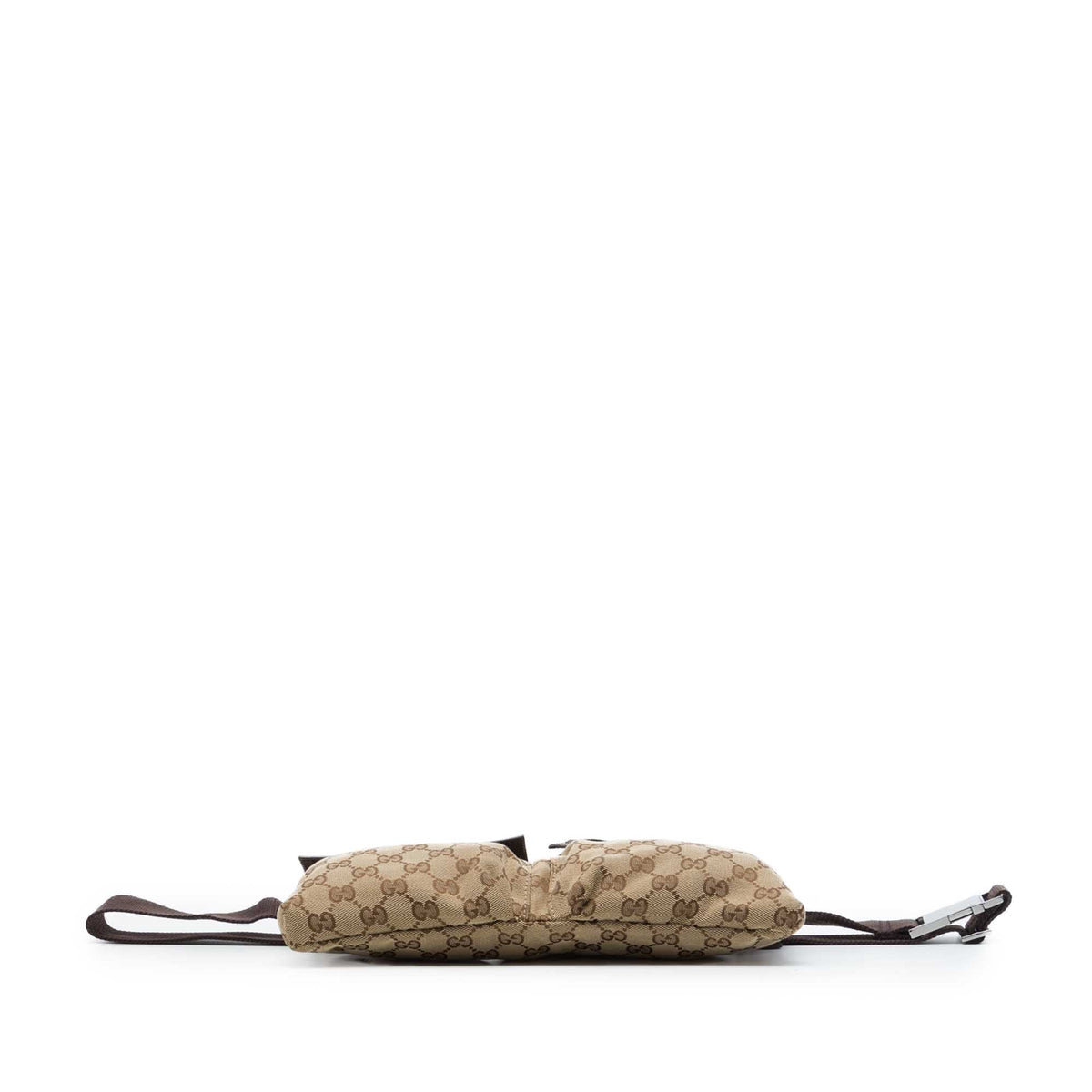 Gucci GG Canvas Double Pocket Belt Bag