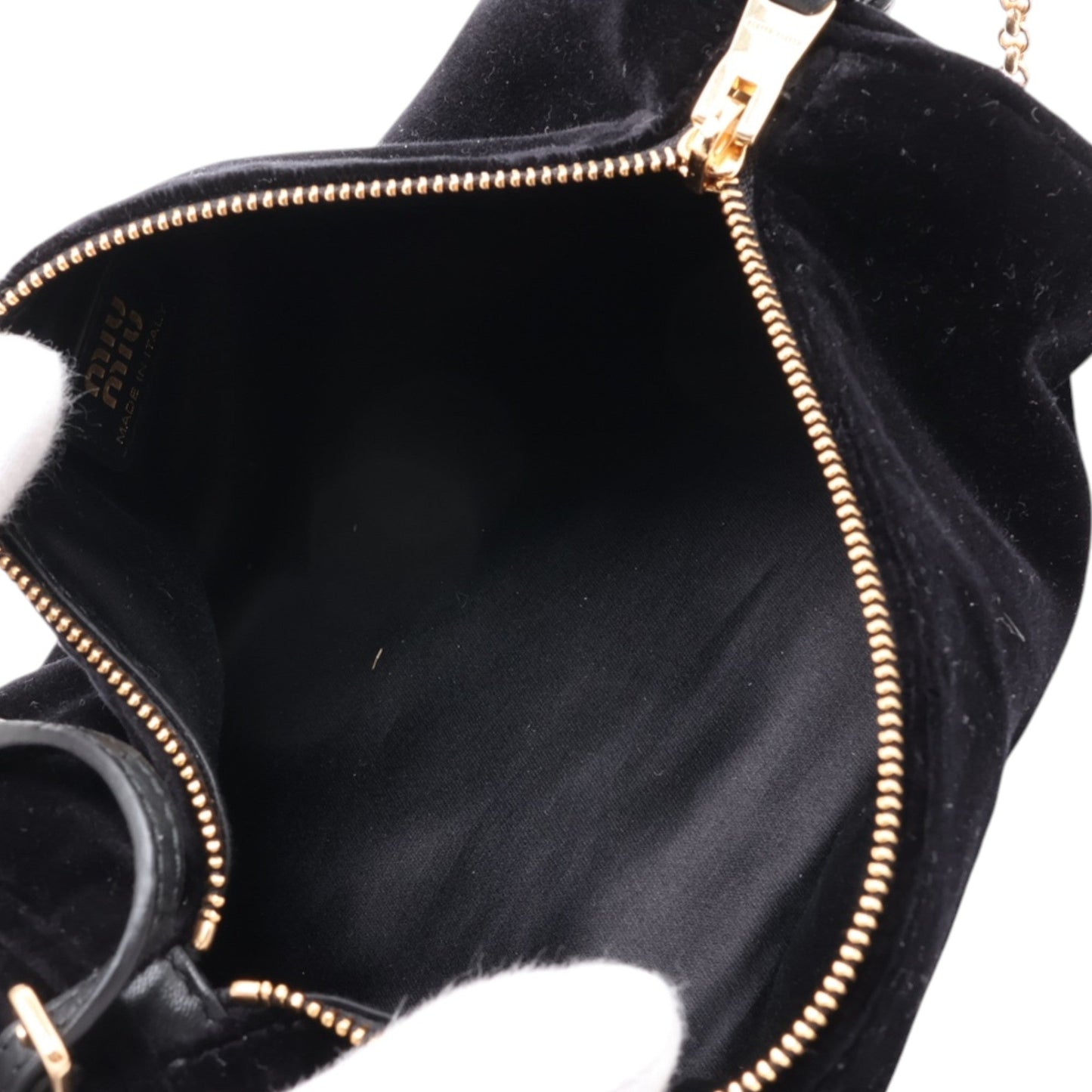 Miu Miu Velvet Chain Shoulder Bag