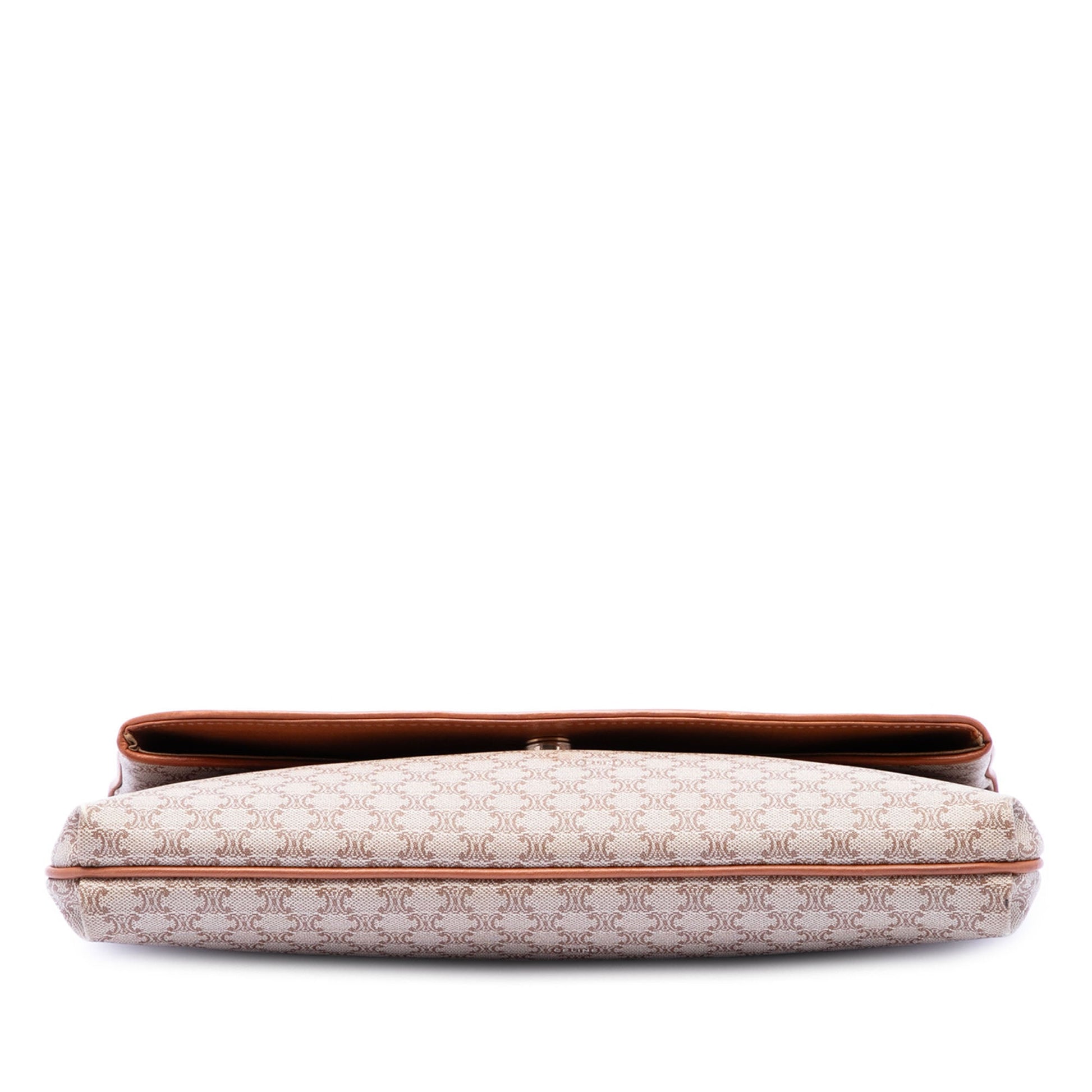 Celine Macadam Coated Canvas Clutch