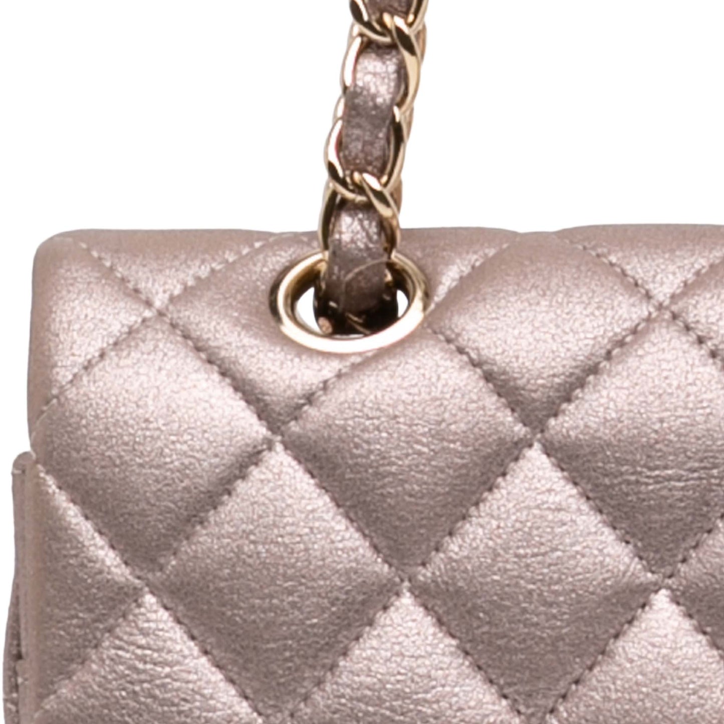 Chanel Medium Classic Iridescent Lambskin Double Flap