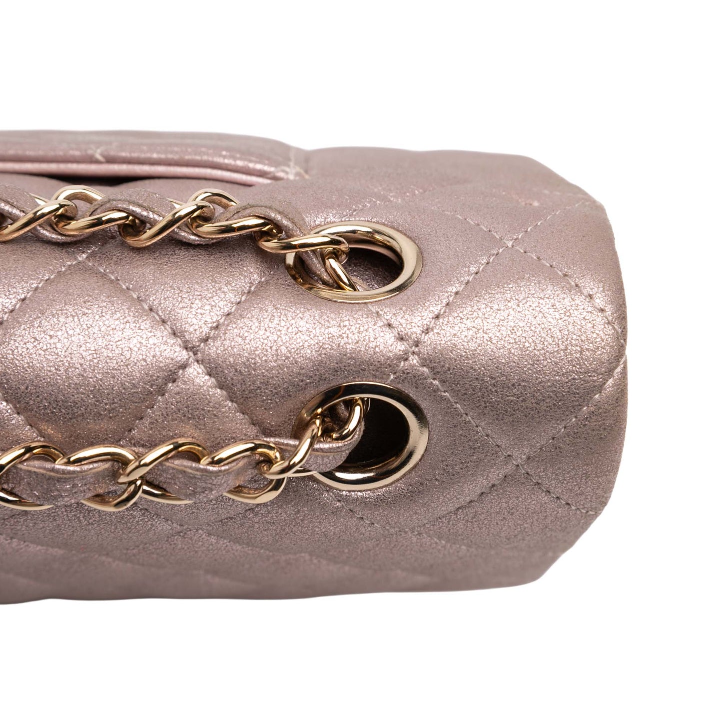 Chanel Medium Classic Iridescent Lambskin Double Flap