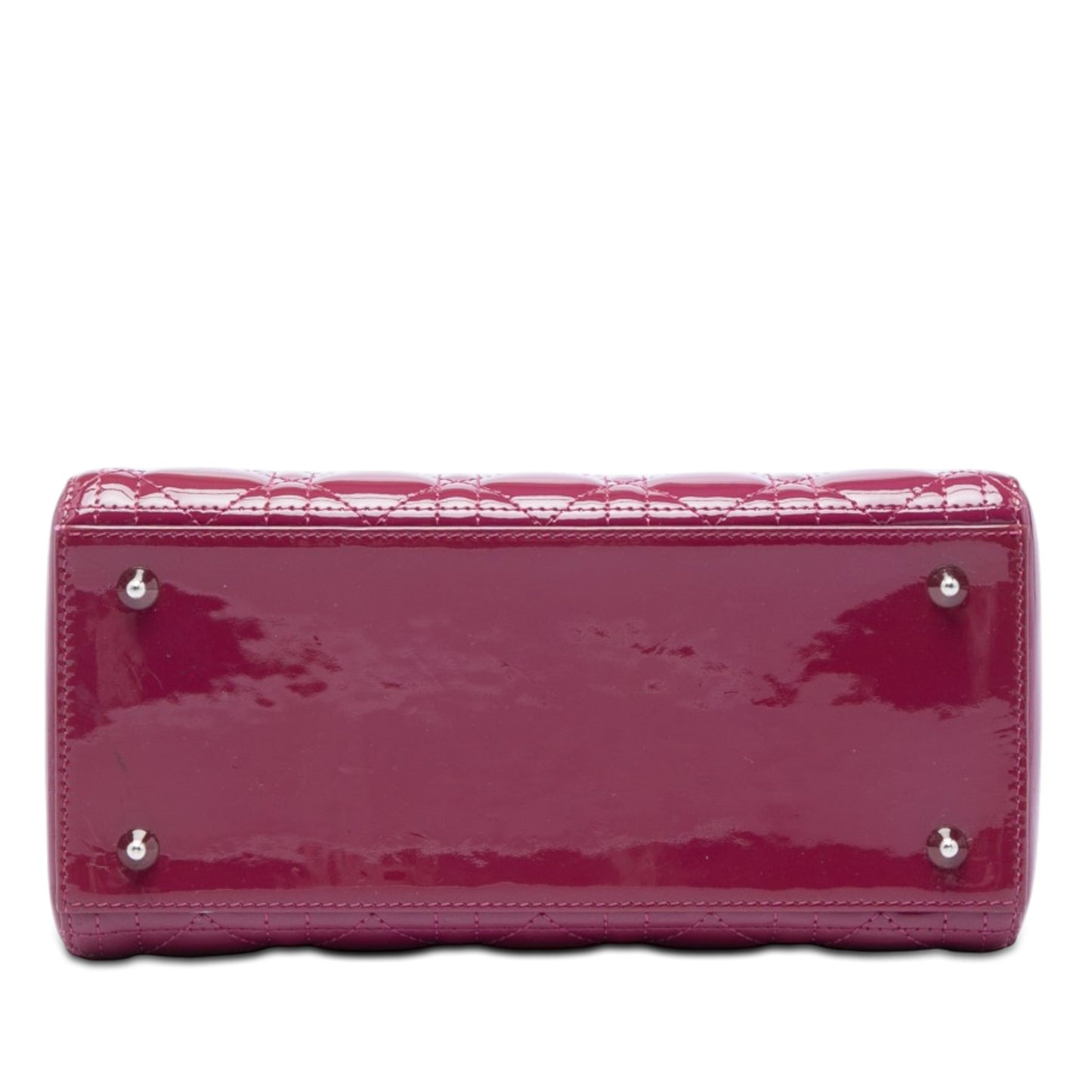 Dior Medium Patent Cannage Lady Dior