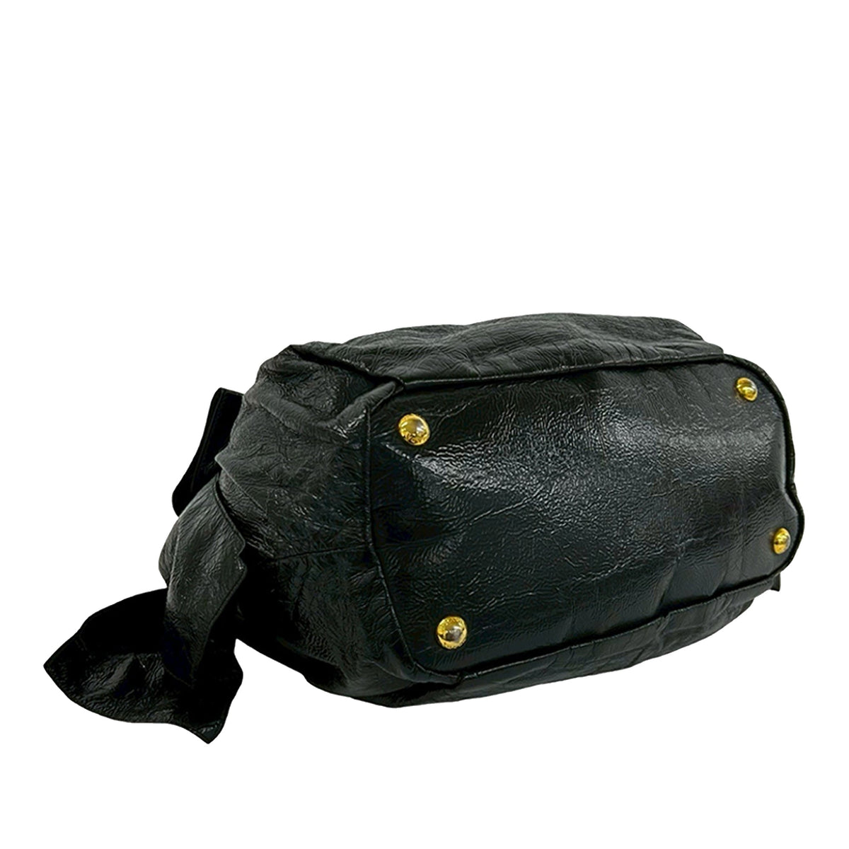 Prada Vernice Gaufre Bow Satchel