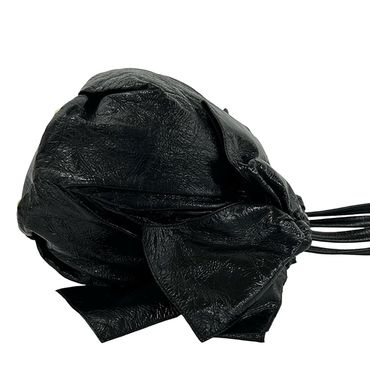 Prada Vernice Gaufre Bow Satchel