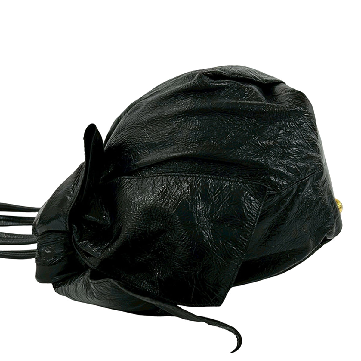 Prada Vernice Gaufre Bow Satchel
