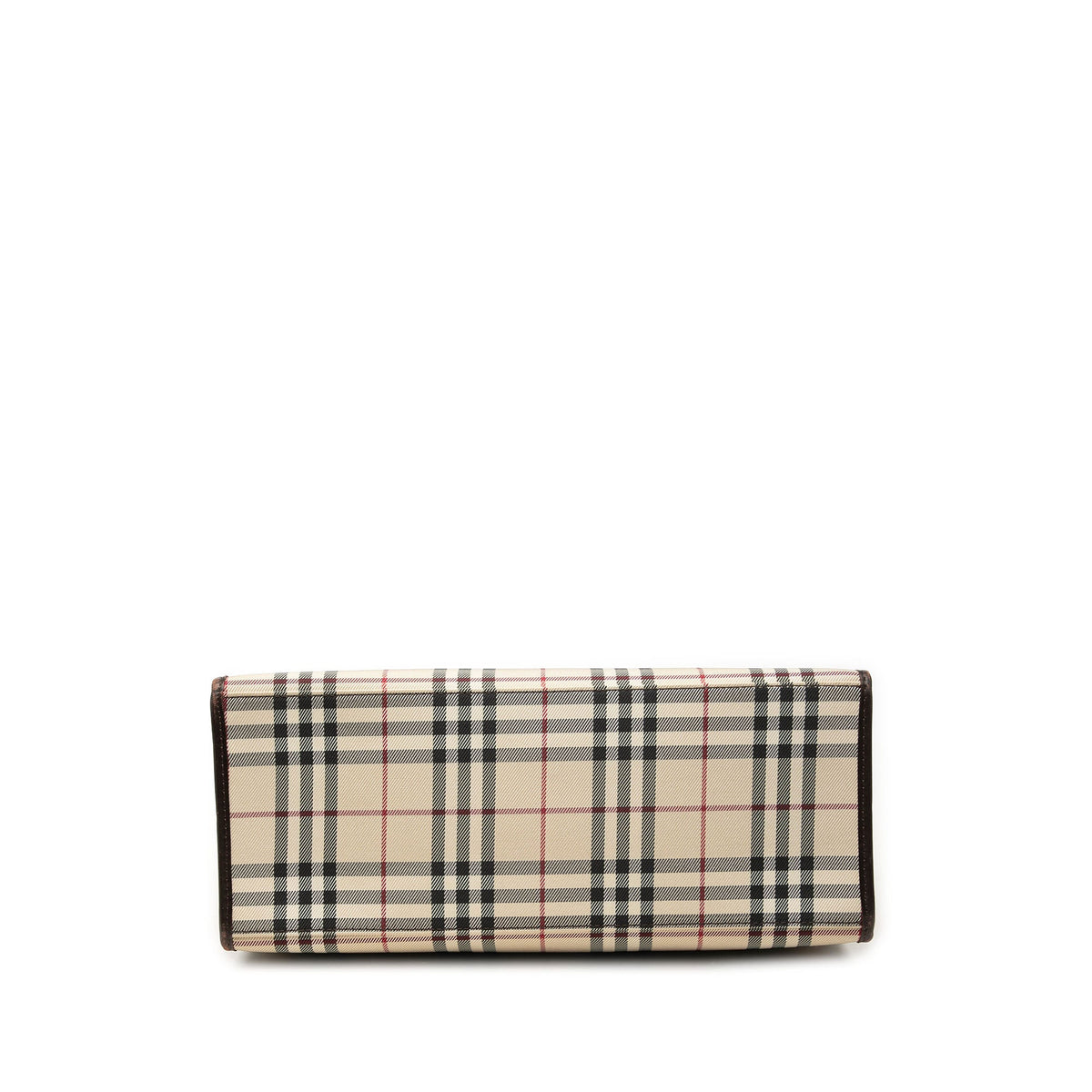 Burberry House Check Canvas Convertible Tote — Beige