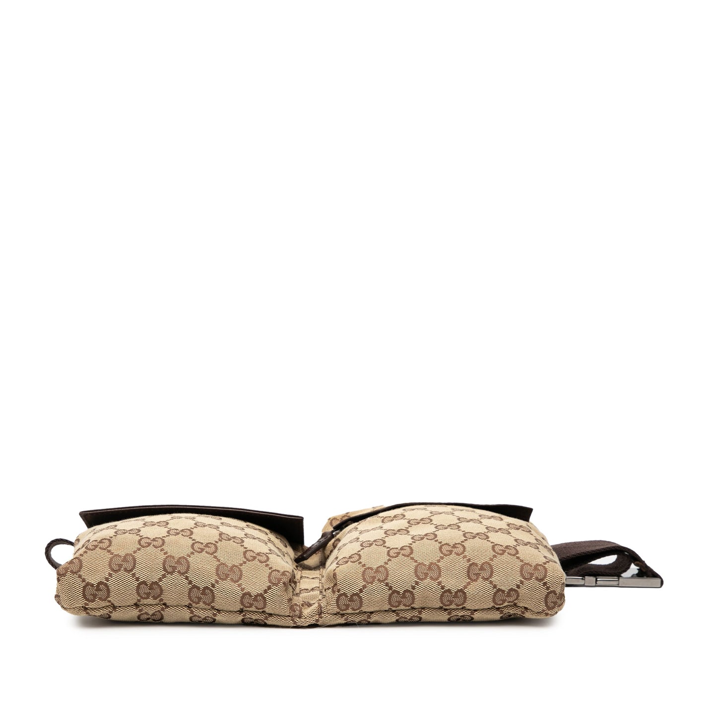 Gucci GG Canvas Double Pocket Belt Bag