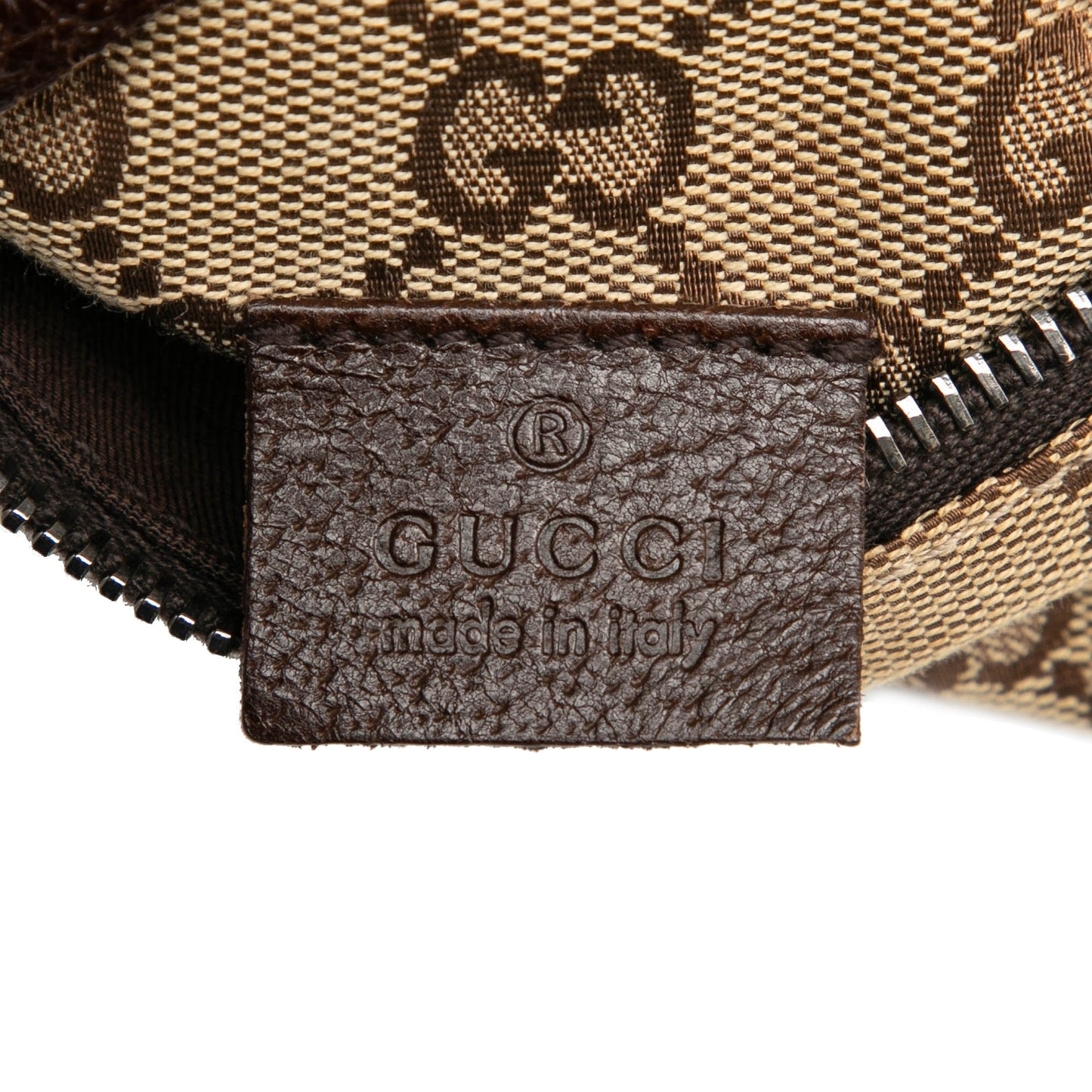 Gucci GG Canvas Double Pocket Belt Bag
