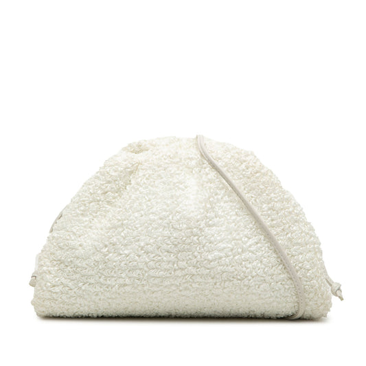 Bottega Veneta Boucle Raffia The Mini Pouch Crossbody