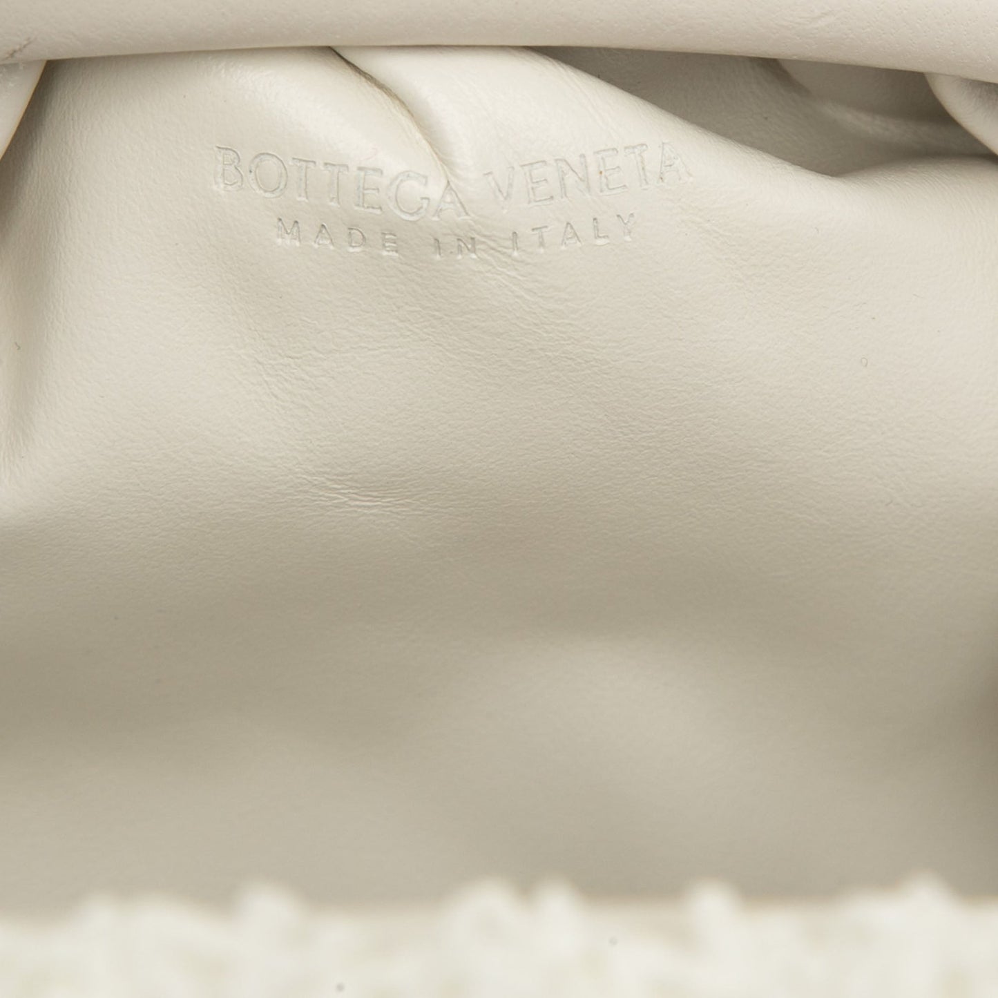 Bottega Veneta Boucle Raffia The Mini Pouch Crossbody