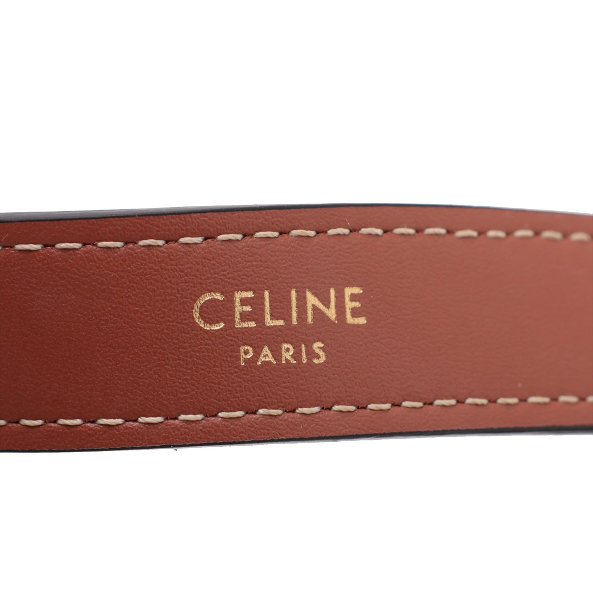 Celine Medium Triomphe Coated Canvas Ava Triomphe Shoulder Bag — Brown