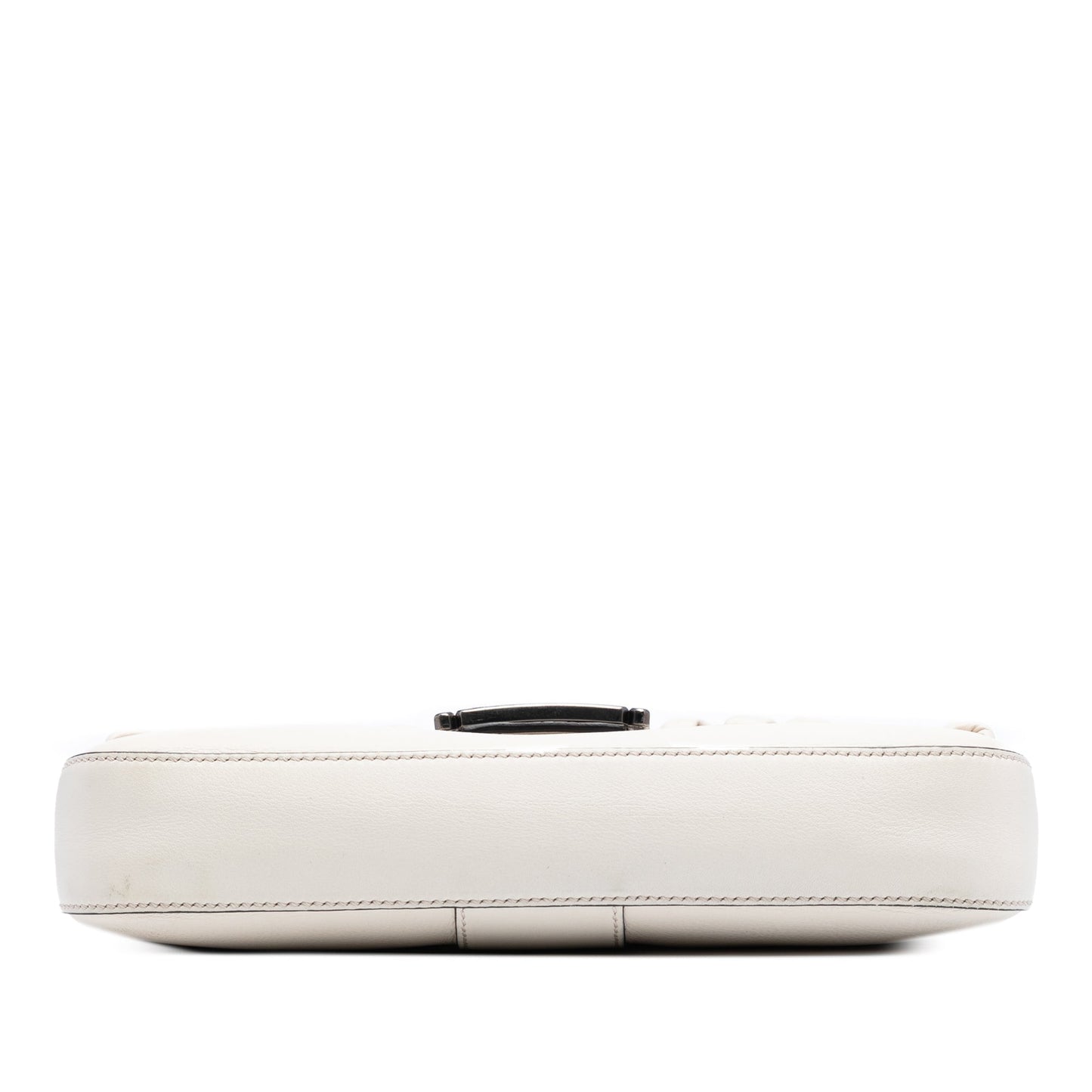 Fendi Whipstitch Leather Baguette Crossbody