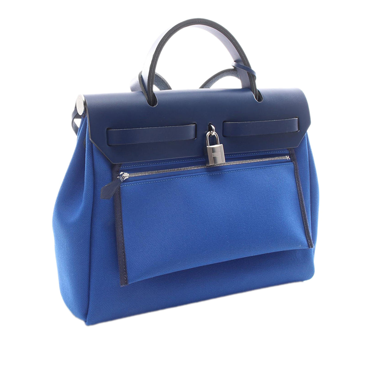 Hermès Toile Herbag Zip 31 — Blue