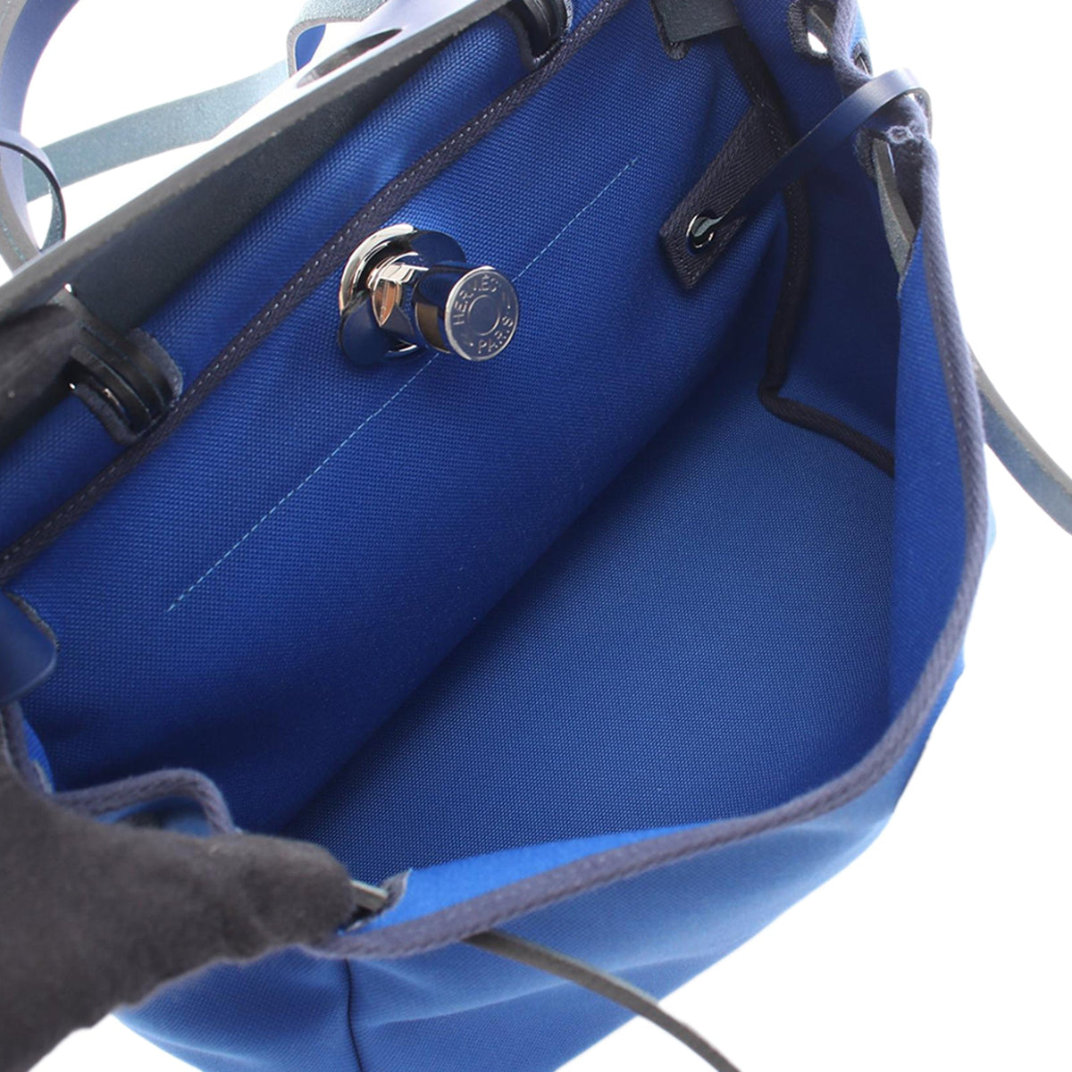 Hermès Toile Herbag Zip 31 — Blue