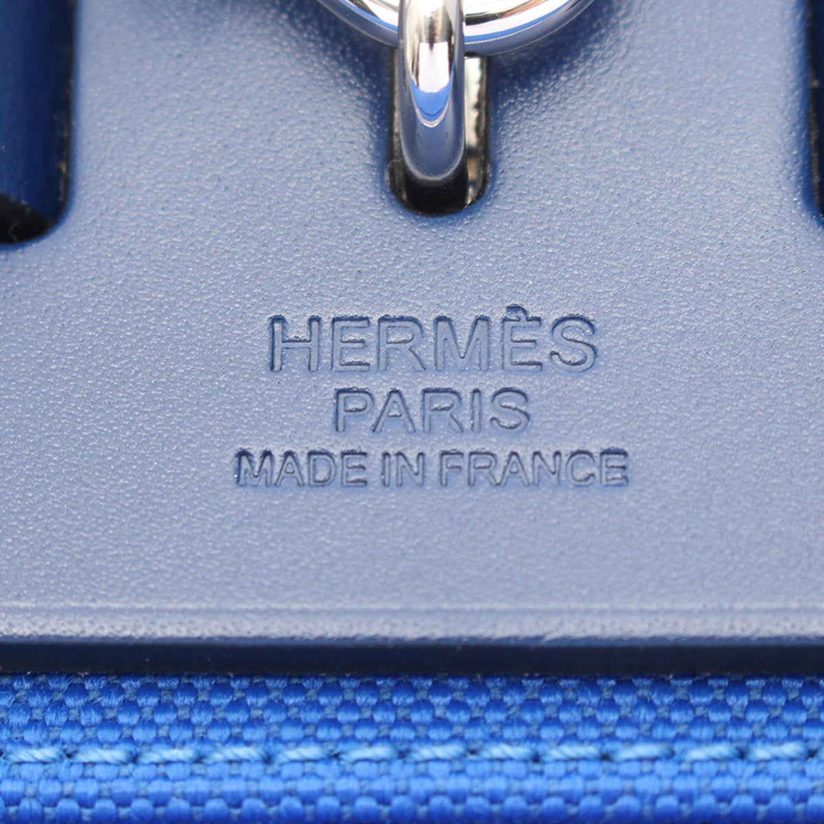 Hermès Toile Herbag Zip 31 — Blue