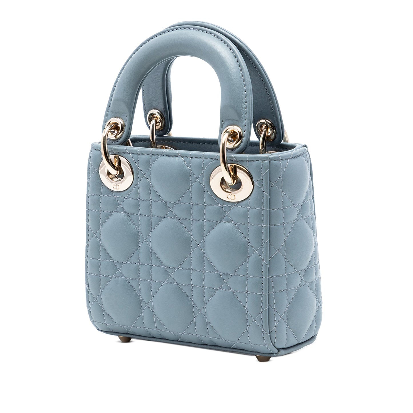Dior Micro Lambskin Cannage Lady Dior