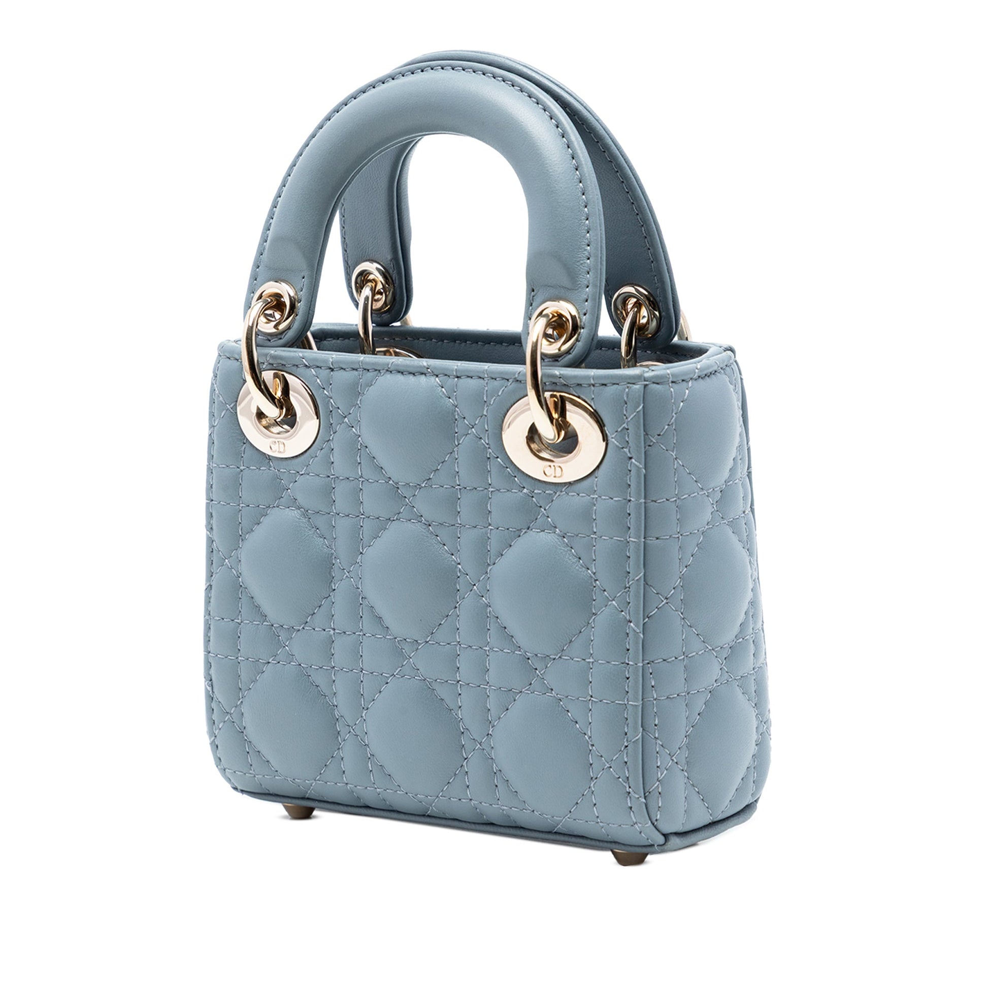 Dior Micro Lambskin Cannage Lady Dior