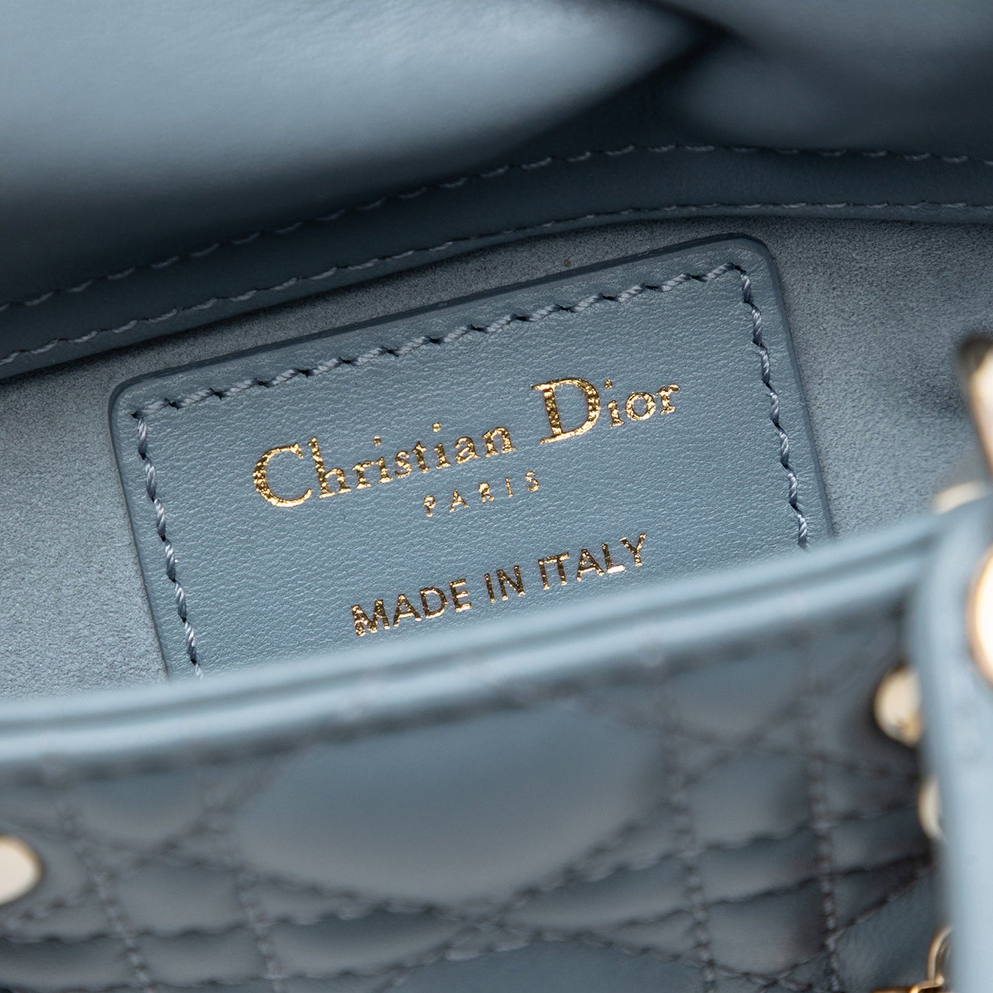 Dior Micro Lambskin Cannage Lady Dior