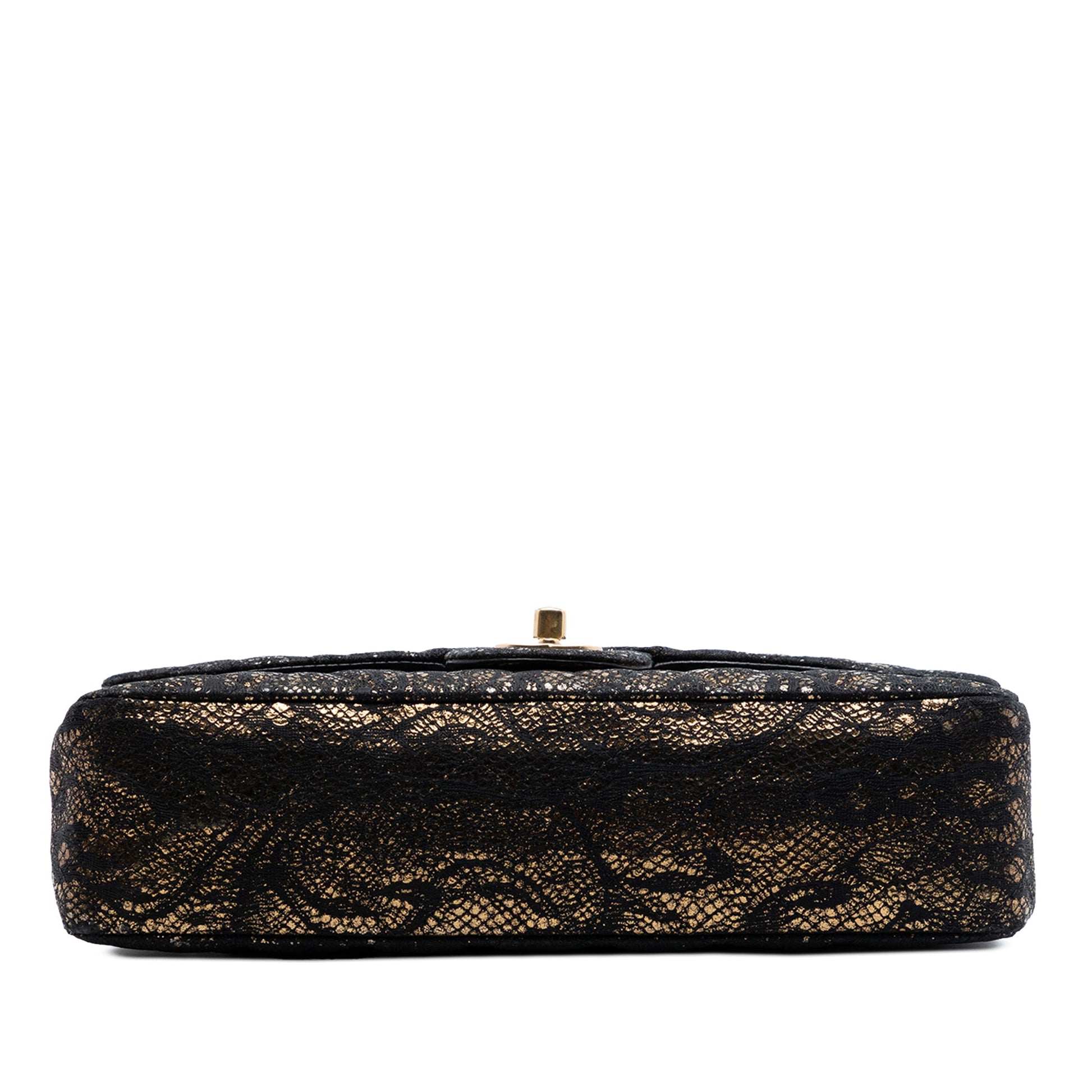 Chanel Medium Quilted Chevre and Lace Classic Double Flap