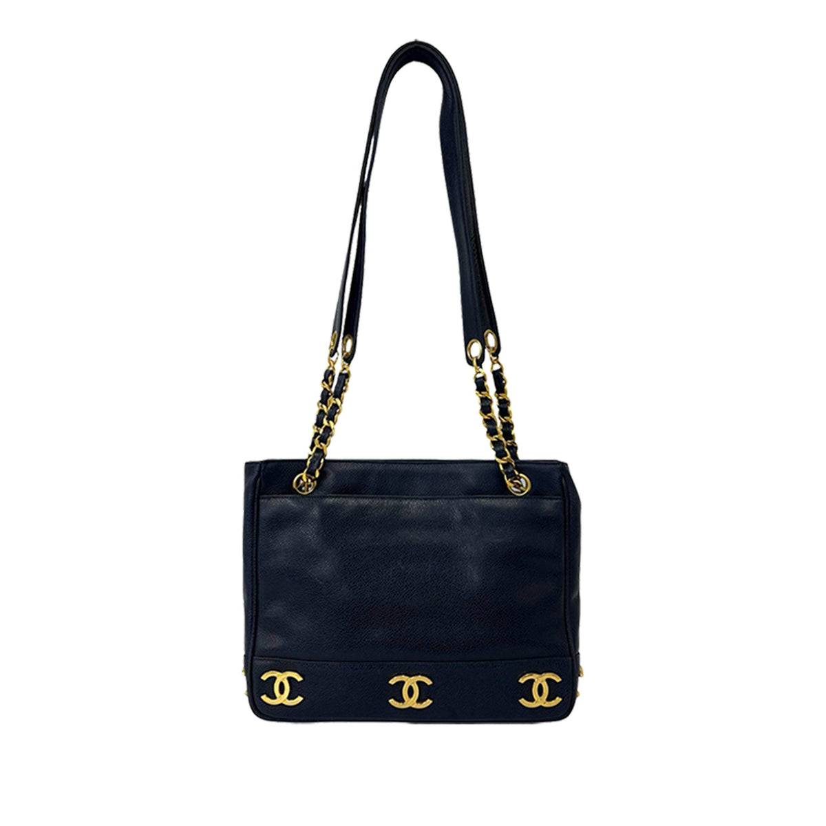 Chanel Triple CC Caviar Shoulder Bag