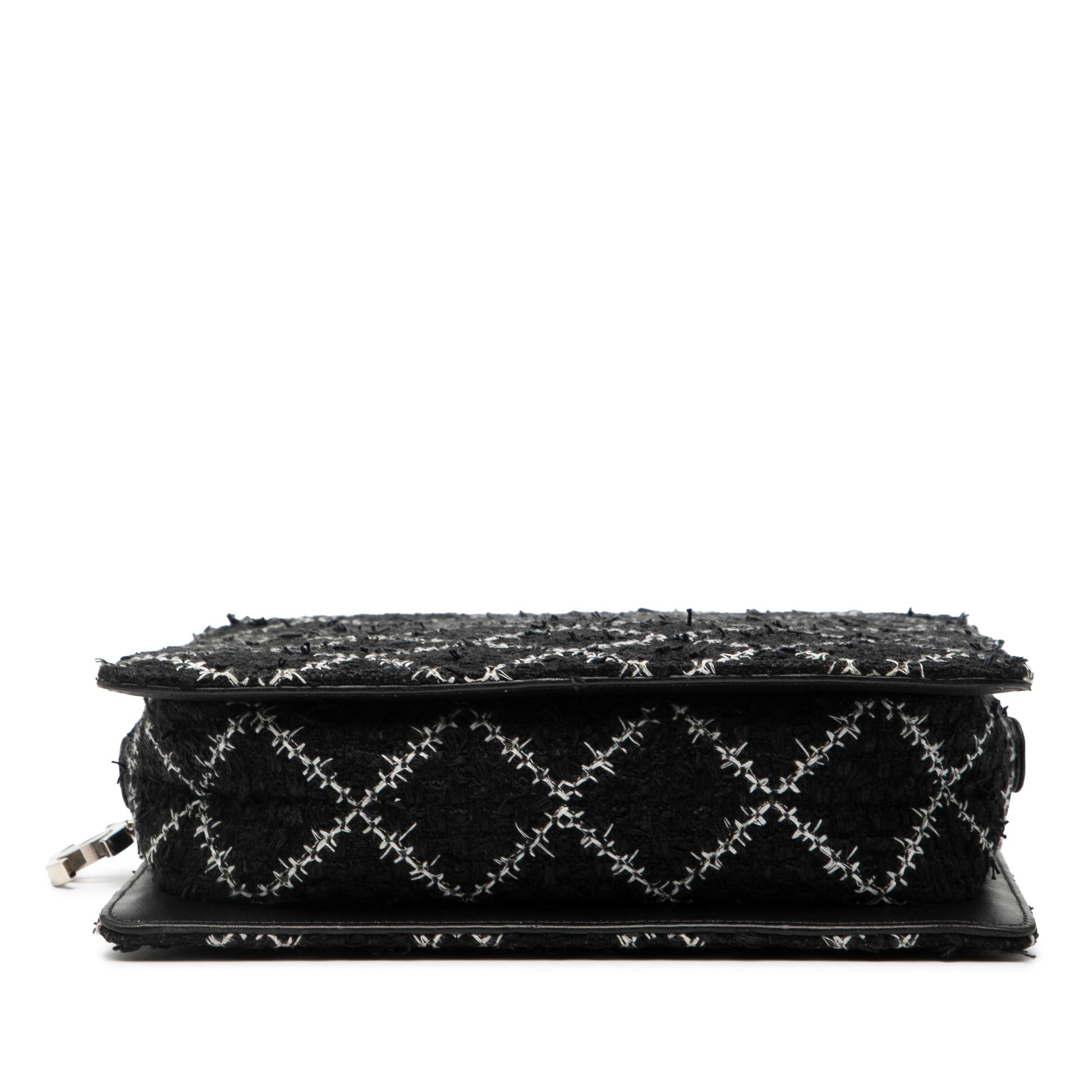 Chanel Tweed and Resin Zipped Chain Shopping Bag