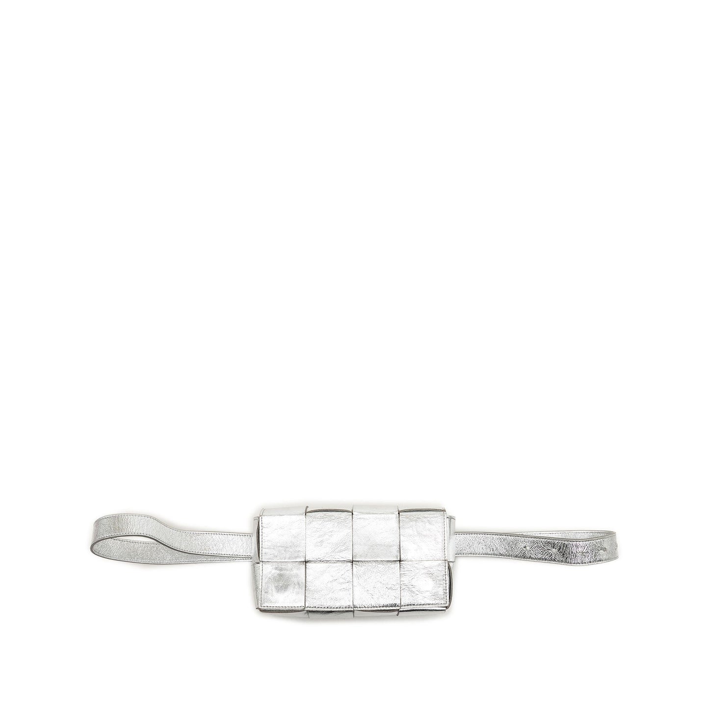 Bottega Veneta Mini Paper Calfskin Intrecciato Cassette Belt Bag