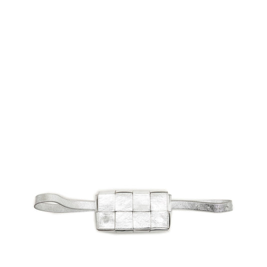 Bottega Veneta Mini Paper Calfskin Intrecciato Cassette Belt Bag