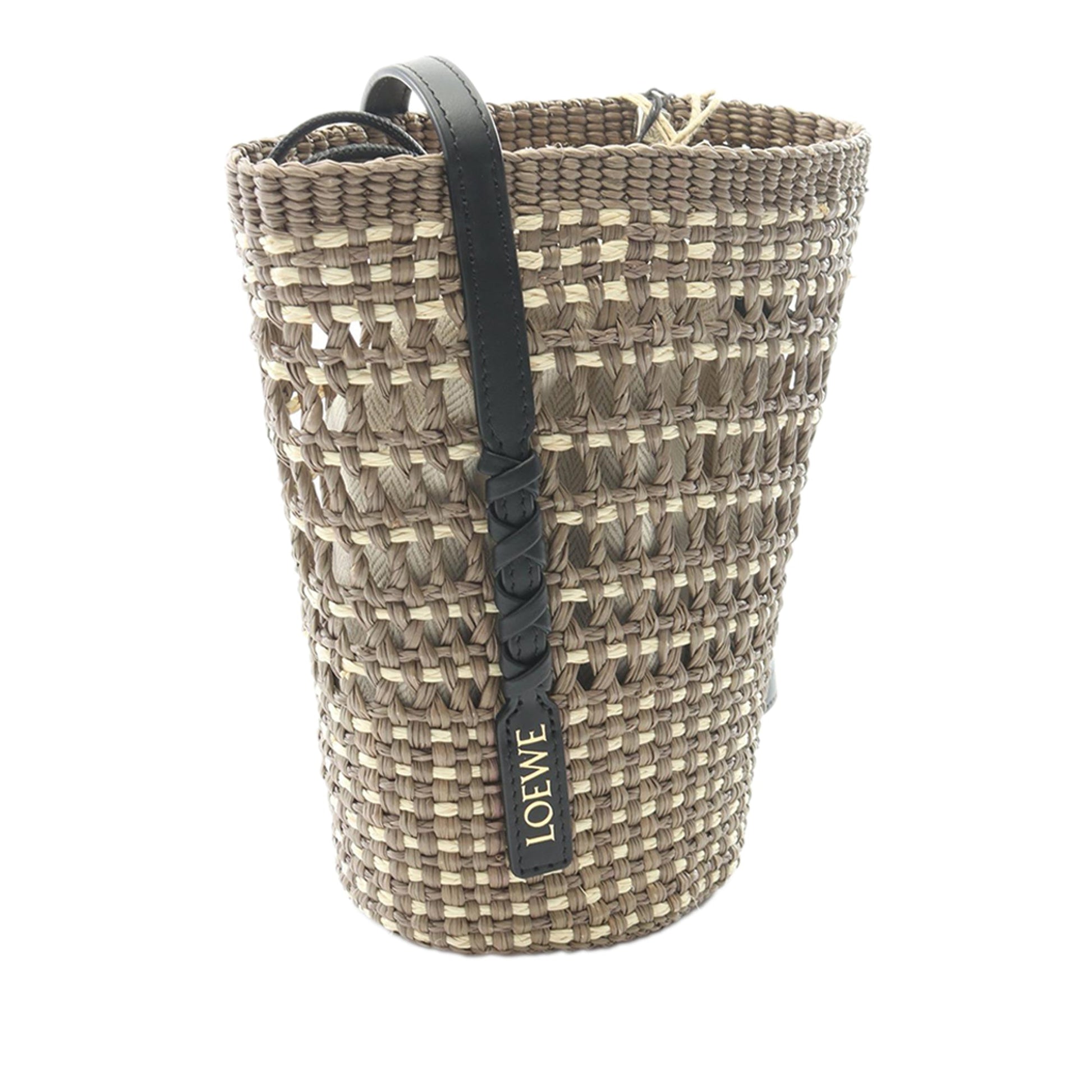 LOEWE Raffia Blade Pocket Shoulder Bag
