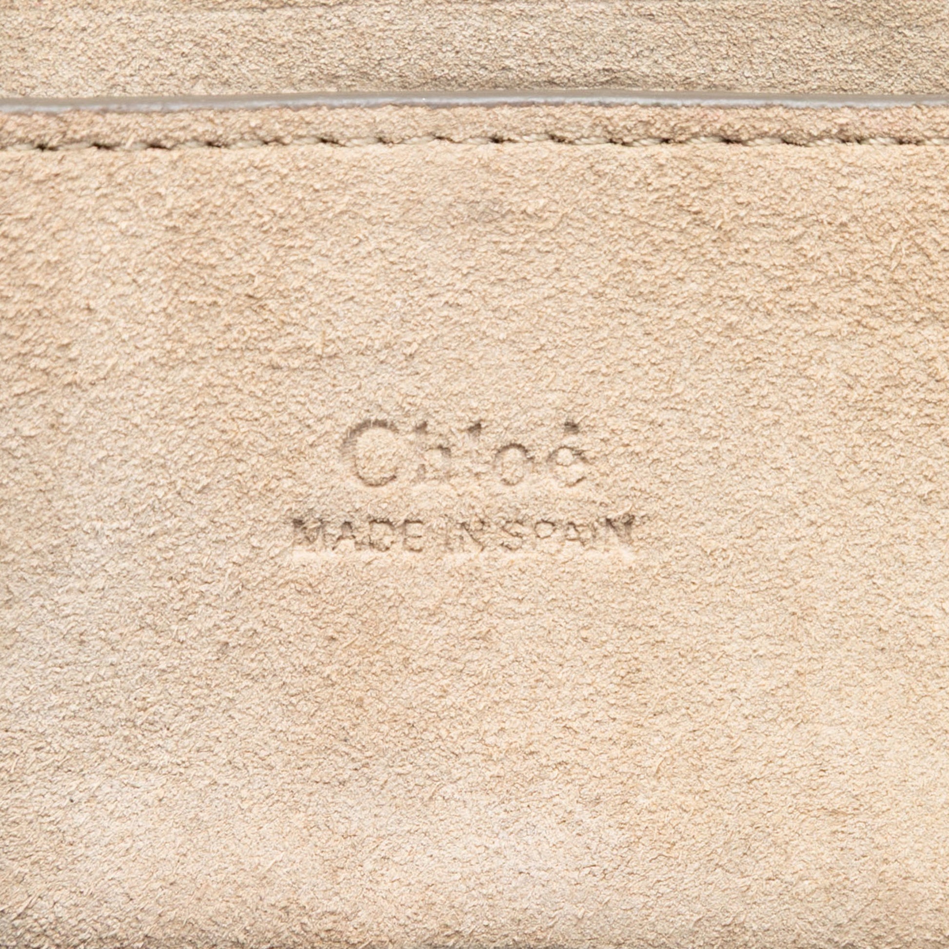 Chloé Mini Calfskin and Suede Faye Bracelet Bag